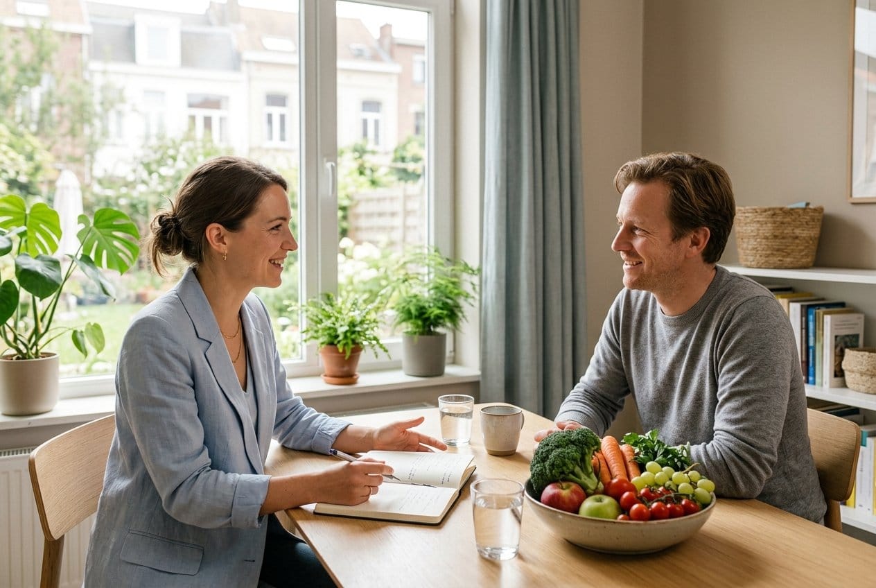 Diëtist in gesprek met een cliënt